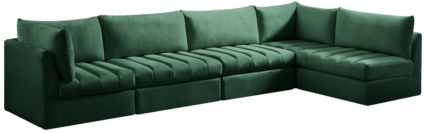 Jacob Velvet Modular Sectional - Furniture Depot