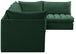 Jacob Velvet Modular Sectional - Furniture Depot