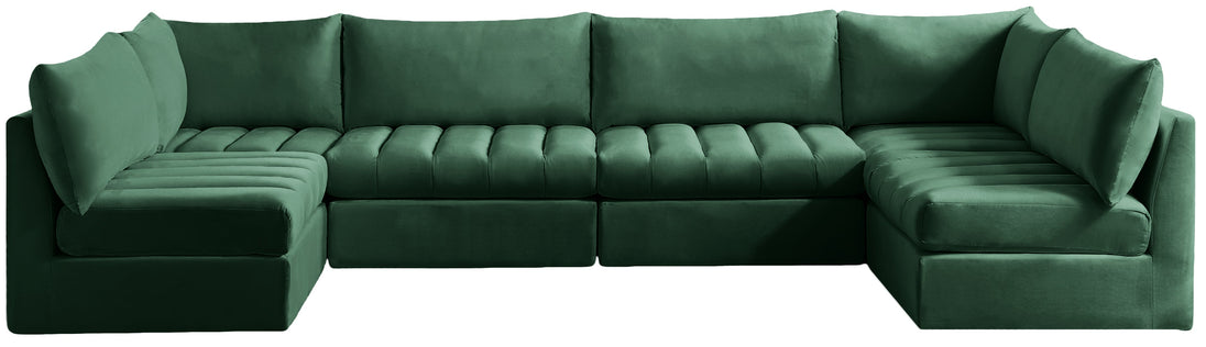 Jacob Velvet Modular Sectional - Furniture Depot