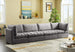 Jacob Velvet Modular Sofa - Furniture Depot