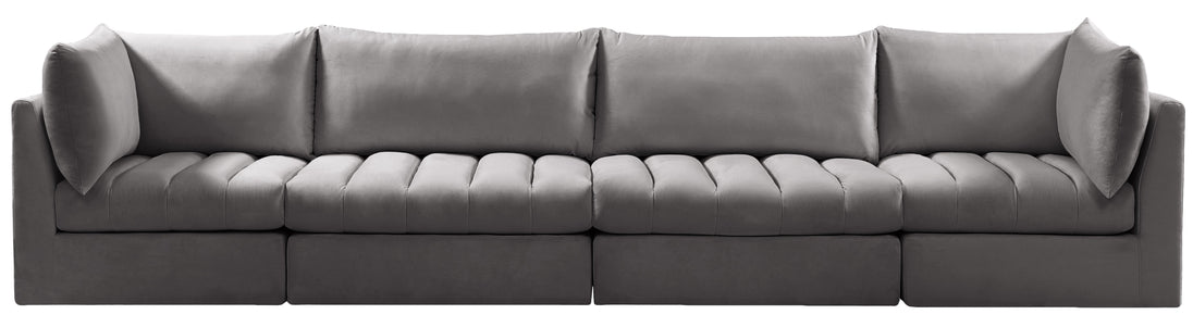 Jacob Velvet Modular Sofa - Furniture Depot