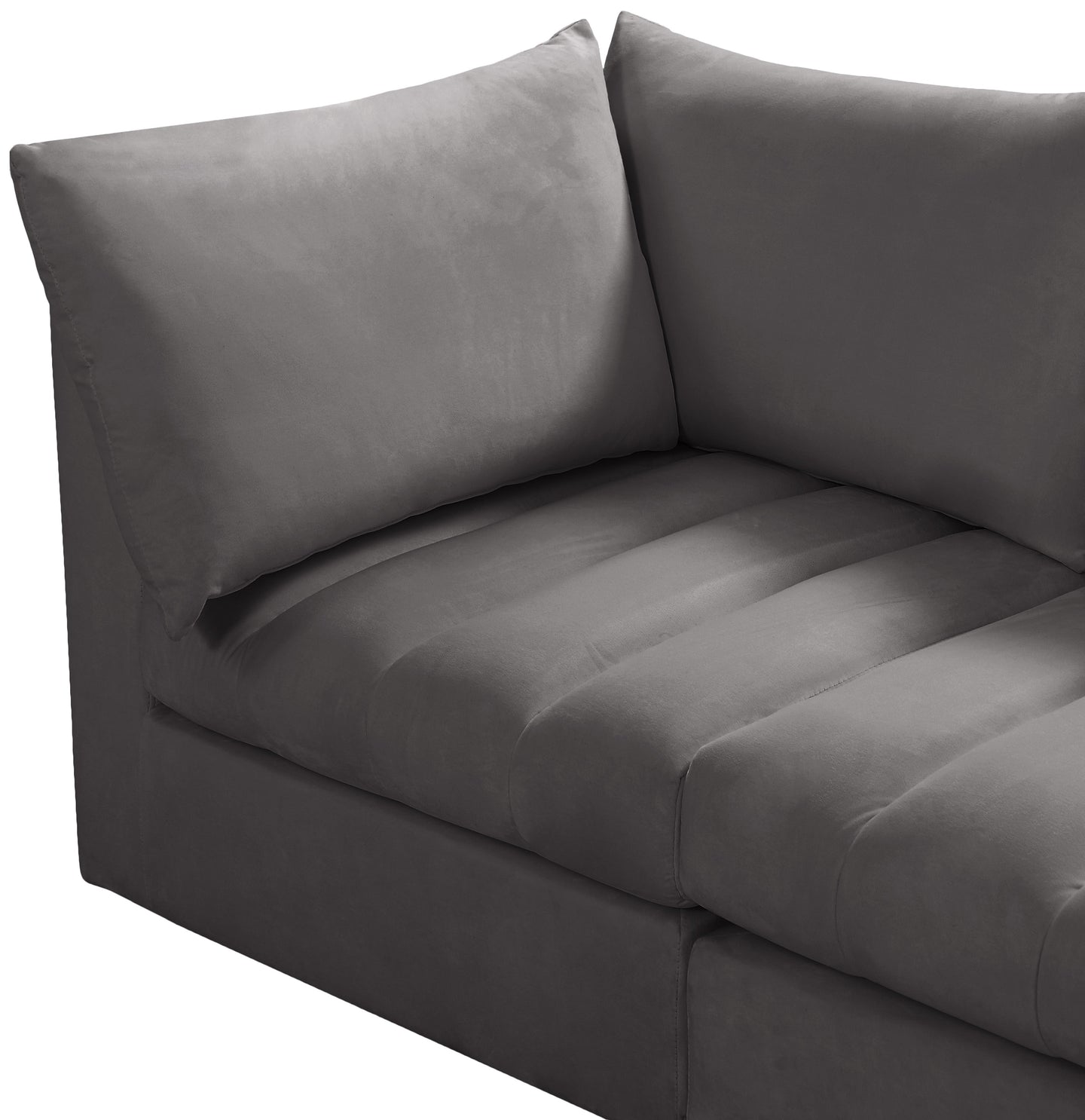 Jacob Velvet Modular Sofa - Furniture Depot