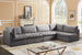 Jacob Velvet Modular Sectional - Furniture Depot