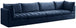 Jacob Velvet Modular Sofa - Furniture Depot