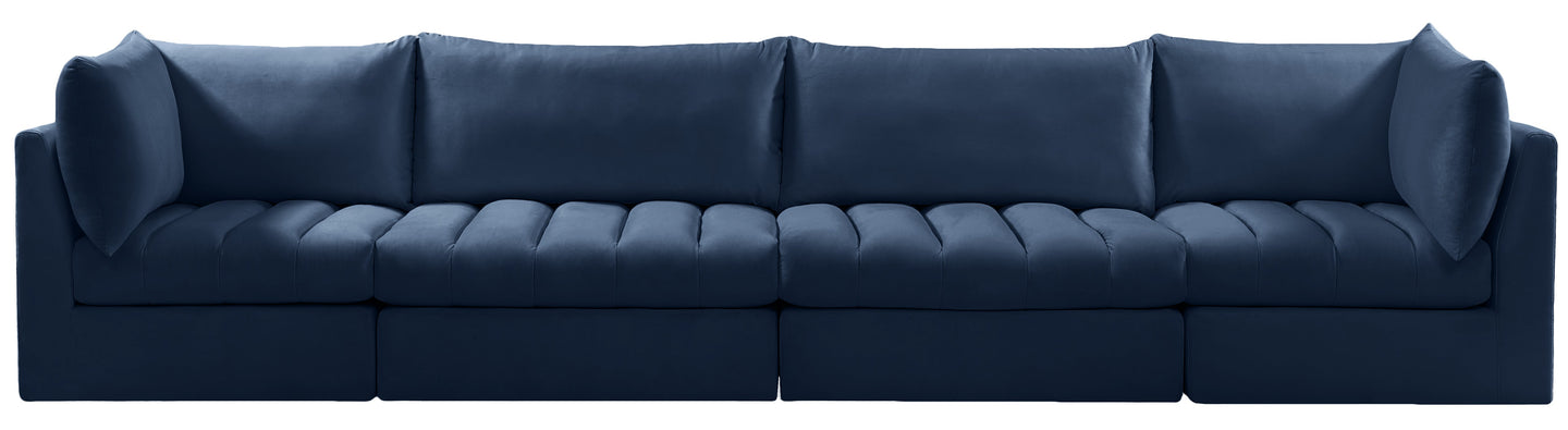 Jacob Velvet Modular Sofa - Furniture Depot