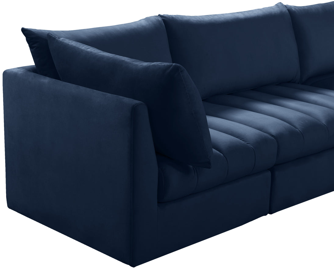 Jacob Velvet Modular Sofa - Furniture Depot