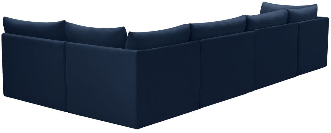 Jacob Velvet Modular Sectional - Furniture Depot