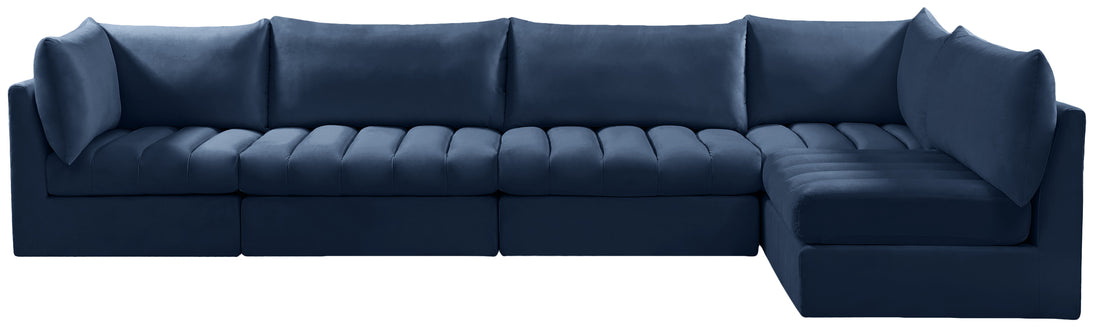 Jacob Velvet Modular Sectional - Furniture Depot