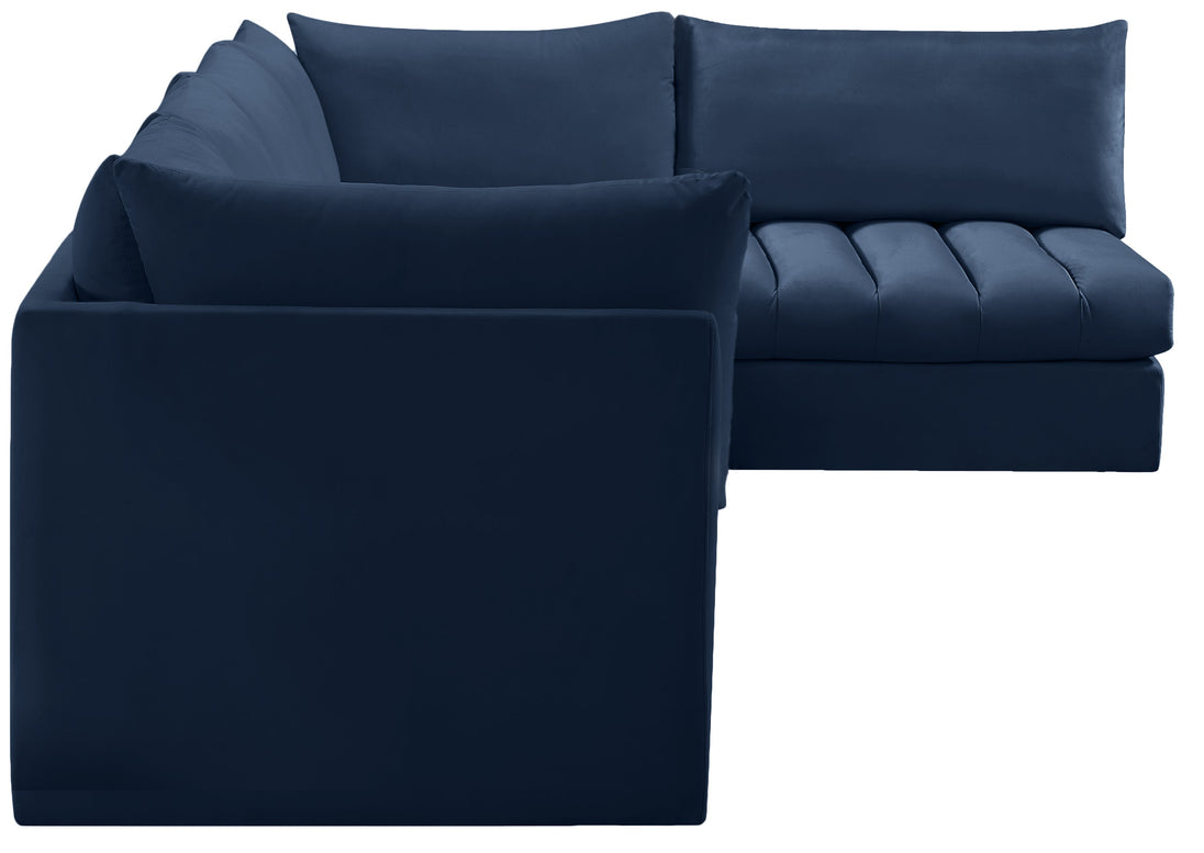 Jacob Velvet Modular Sectional - Furniture Depot