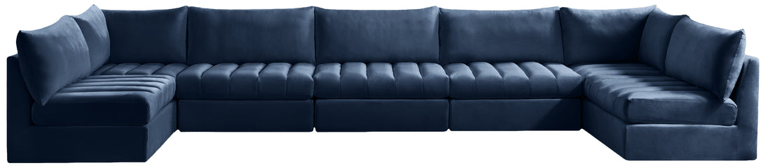 Jacob Velvet Modular Sectional - Furniture Depot