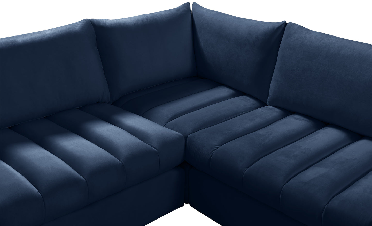 Jacob Velvet Modular Sectional - Furniture Depot