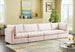 Jacob Velvet Modular Sofa - Furniture Depot