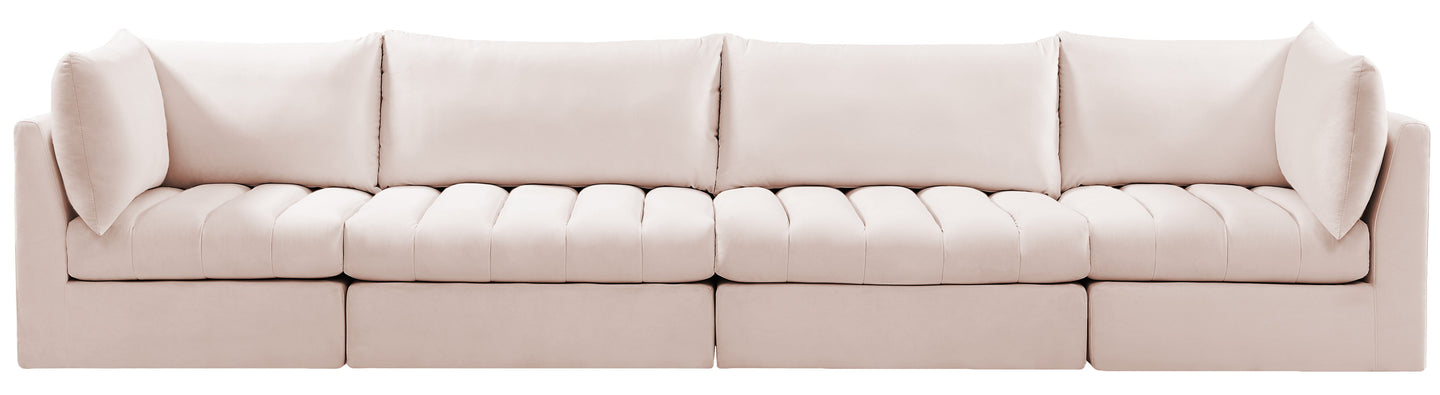 Jacob Velvet Modular Sofa - Furniture Depot