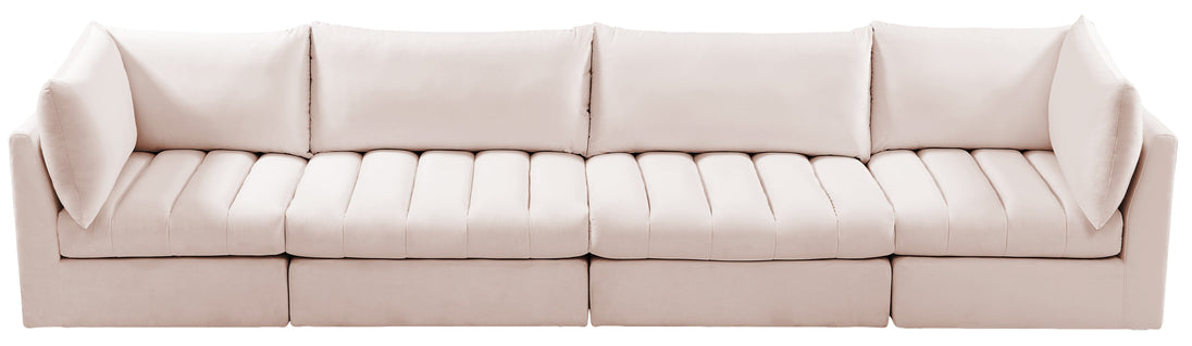 Jacob Velvet Modular Sofa - Furniture Depot