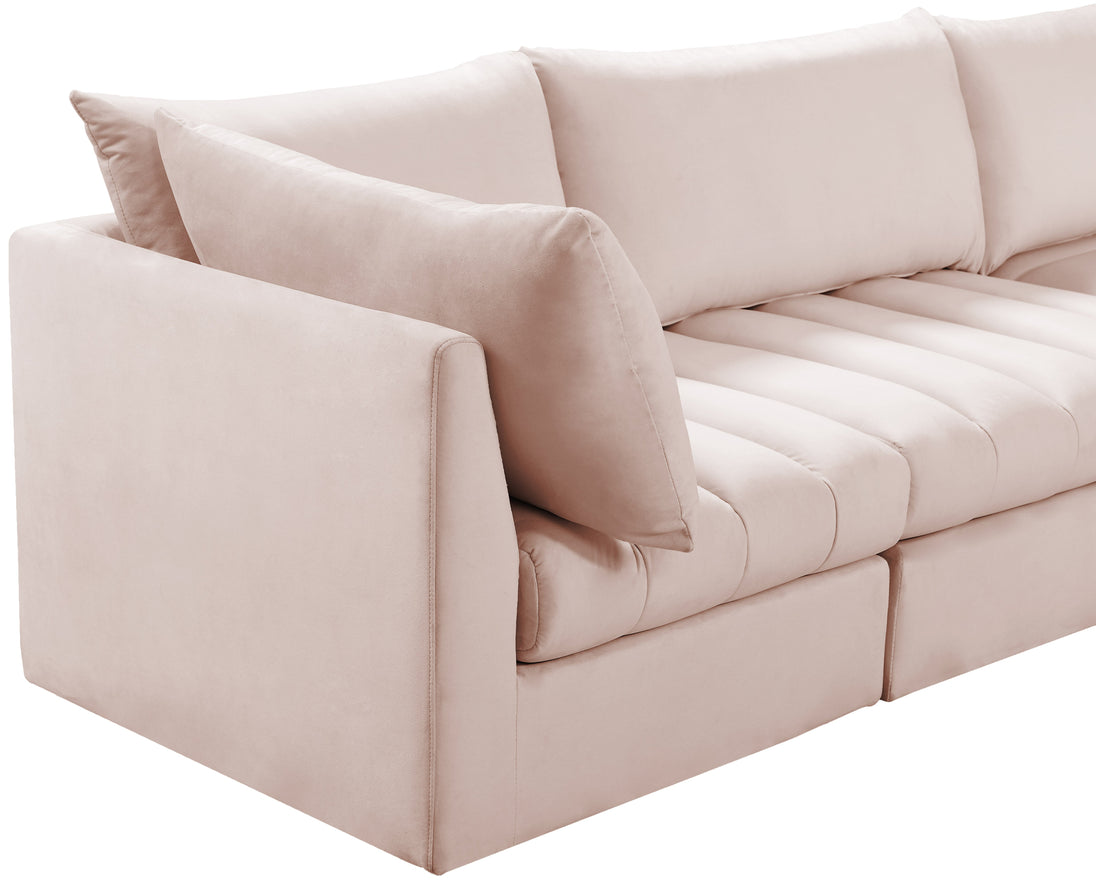 Jacob Velvet Modular Sofa - Furniture Depot