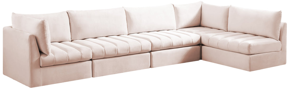 Jacob Velvet Modular Sectional - Furniture Depot