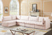 Jacob Velvet Modular Sectional - Furniture Depot