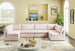 Jacob Velvet Modular Sectional - Furniture Depot