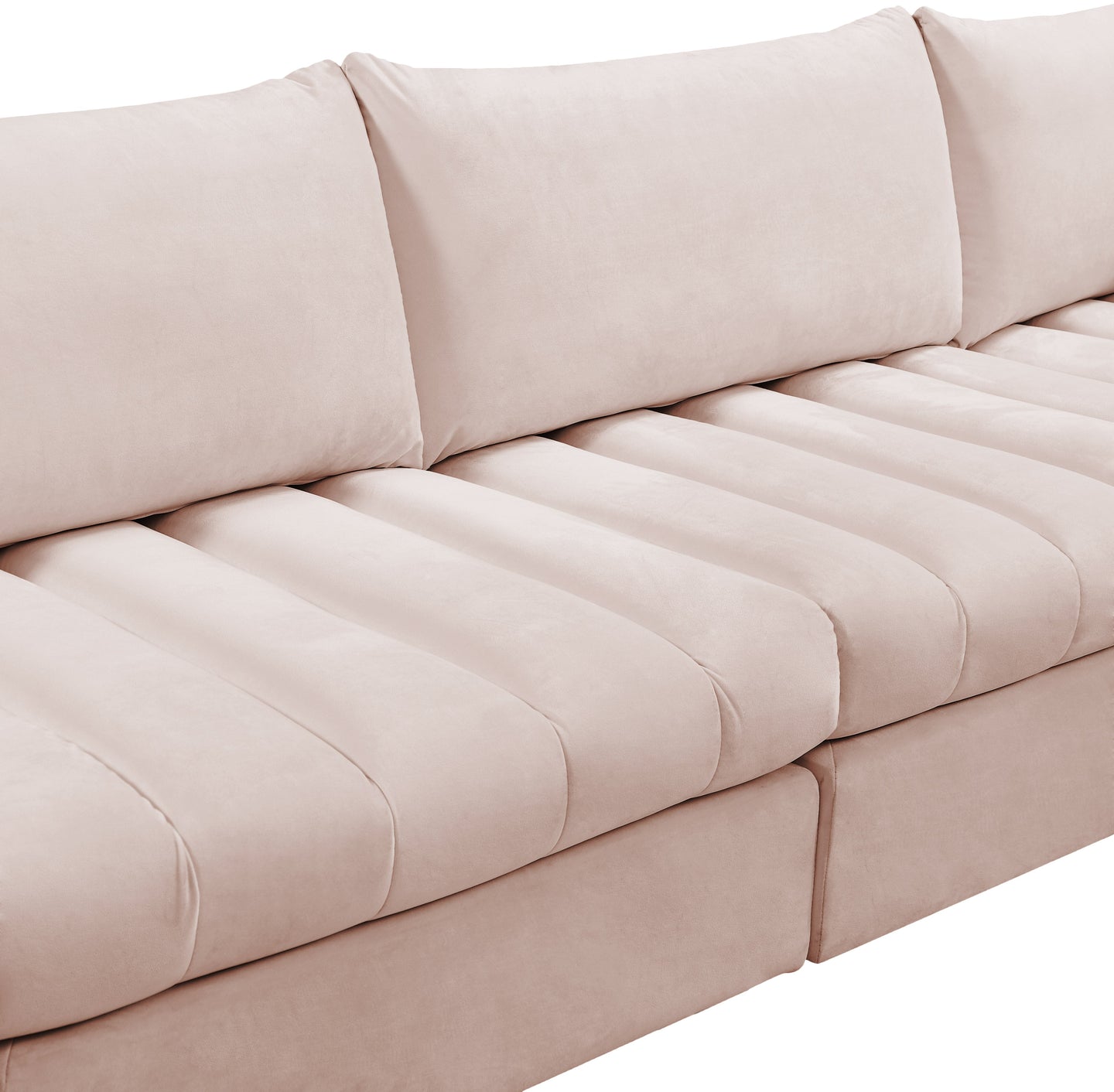 Jacob Velvet Modular Sectional - Furniture Depot