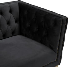 Load image into Gallery viewer, Michelle Black Velvet Chair - Furniture Depot