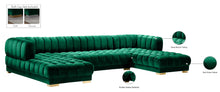 Load image into Gallery viewer, Gwen Velvet 3pc. Sectional (3 Boxes) - Sterling House Interiors (7679011389688)
