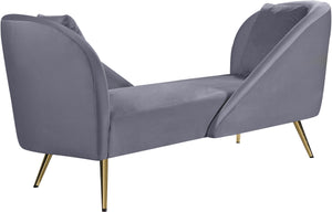 Nolan Velvet Chaise - Furniture Depot