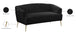 Tori Velvet Loveseat - Furniture Depot