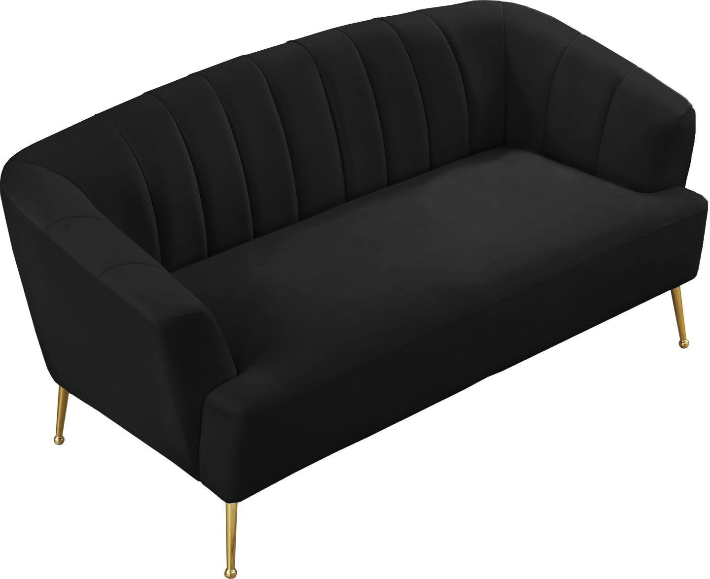 Tori Velvet Loveseat - Furniture Depot