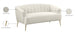 Tori Velvet Loveseat - Furniture Depot