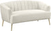 Tori Velvet Loveseat - Furniture Depot