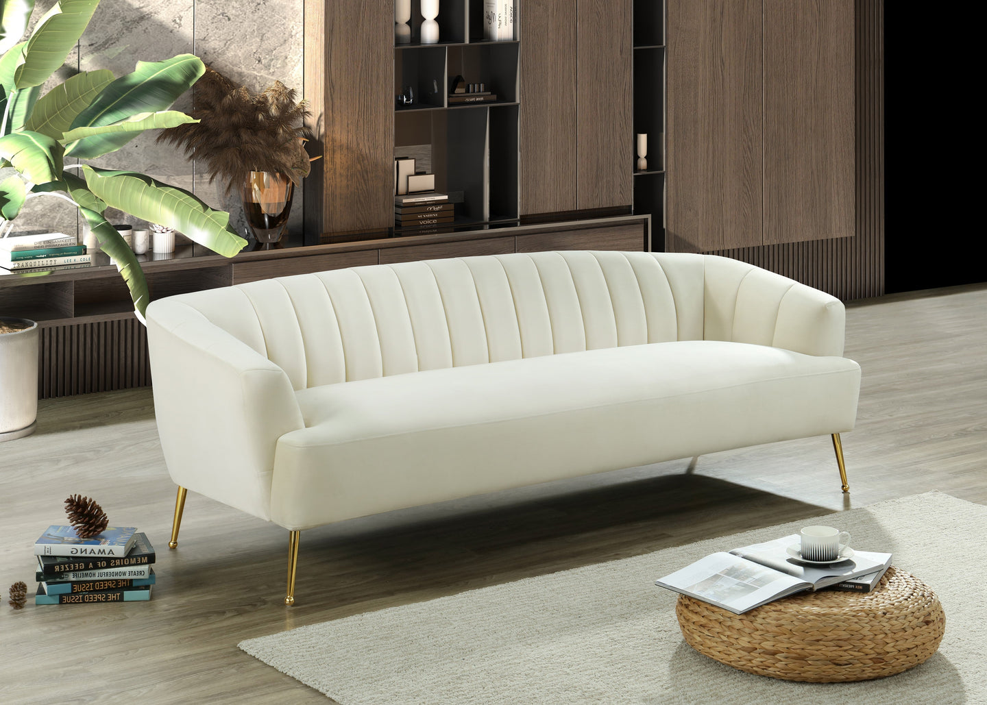 Tori Velvet Sofa - Furniture Depot