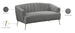 Tori Velvet Loveseat - Furniture Depot