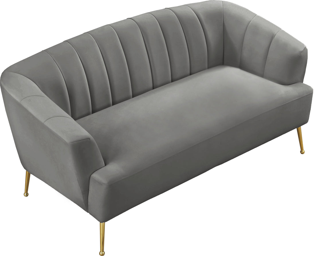 Tori Velvet Loveseat - Furniture Depot