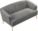 Tori Velvet Loveseat - Furniture Depot