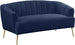 Tori Velvet Loveseat - Furniture Depot