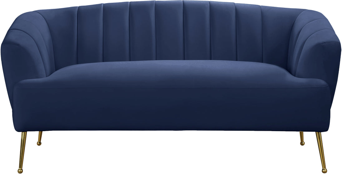 Tori Velvet Loveseat - Furniture Depot