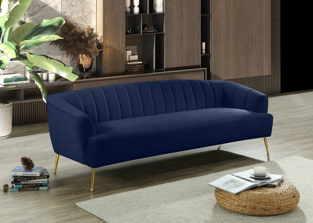 Tori Velvet Sofa - Furniture Depot