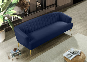 Tori Velvet Sofa - Furniture Depot