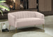 Tori Velvet Loveseat - Furniture Depot