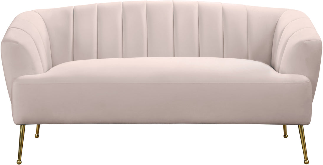 Tori Velvet Loveseat - Furniture Depot