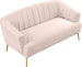 Tori Velvet Loveseat - Furniture Depot