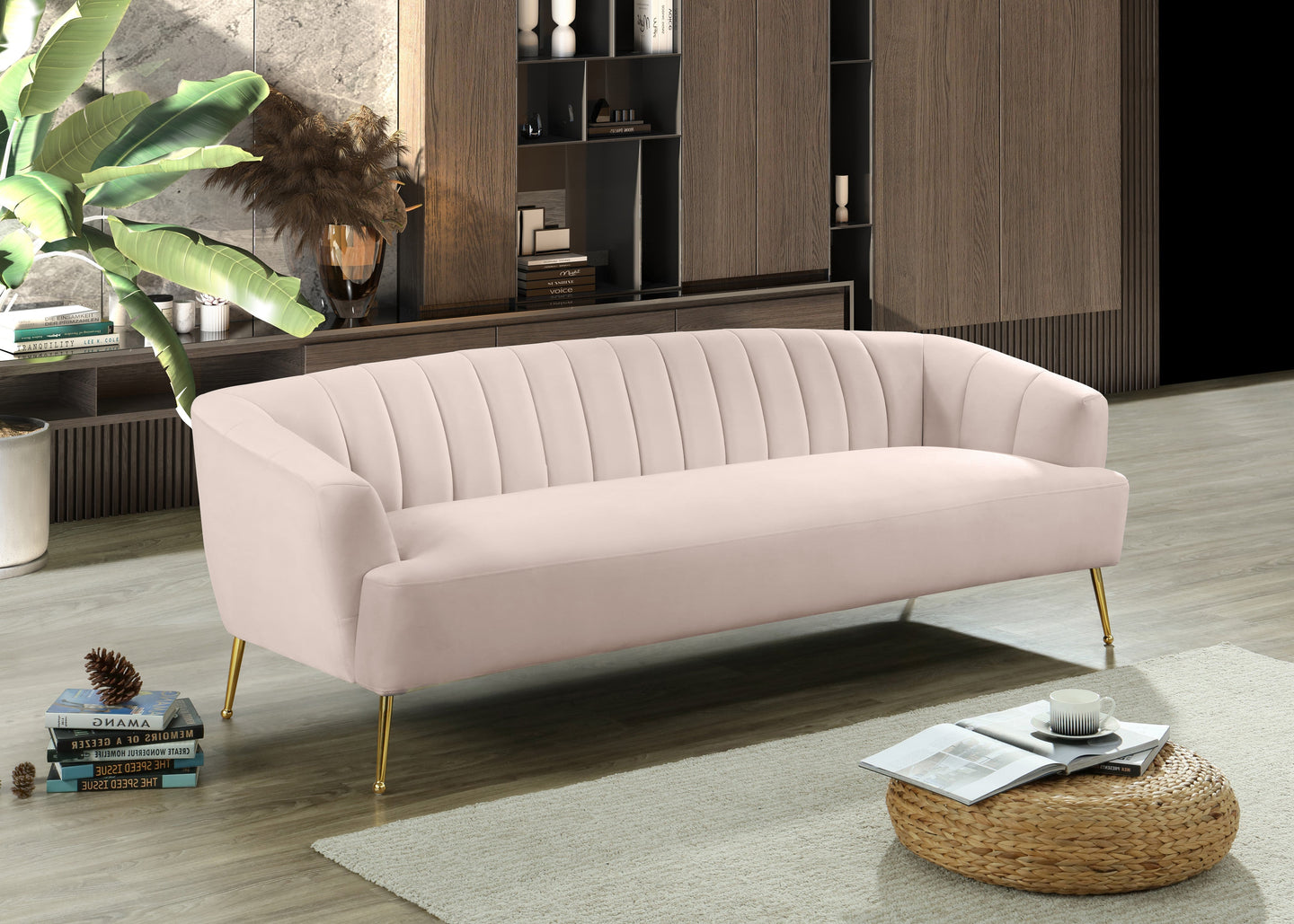 Tori Velvet Sofa - Furniture Depot