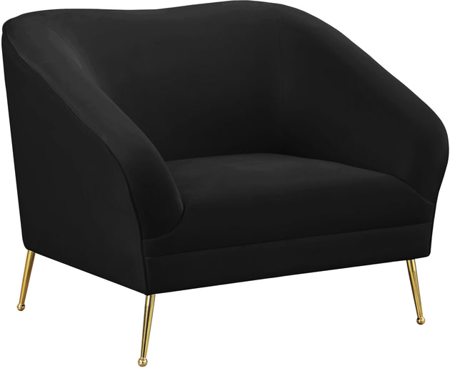 Hermosa Velvet Chair - Furniture Depot