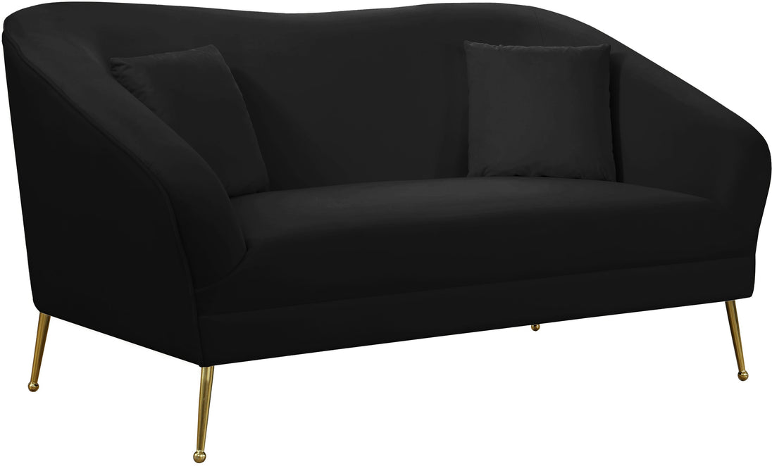 Hermosa Velvet Loveseat - Furniture Depot