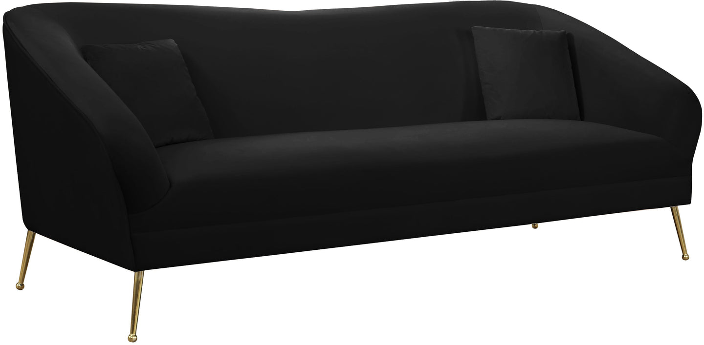 Hermosa Velvet Sofa - Furniture Depot