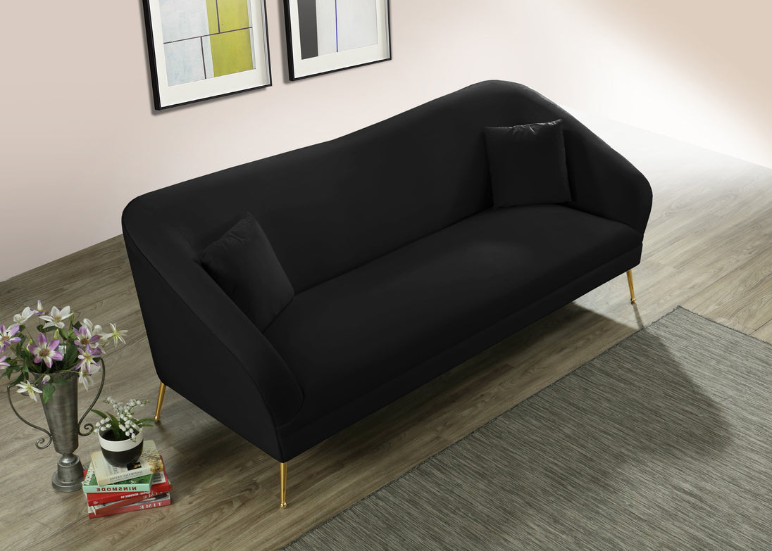 Hermosa Velvet Sofa - Furniture Depot