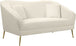 Hermosa Velvet Loveseat - Furniture Depot