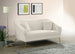 Hermosa Velvet Loveseat - Furniture Depot