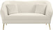 Hermosa Velvet Loveseat - Furniture Depot