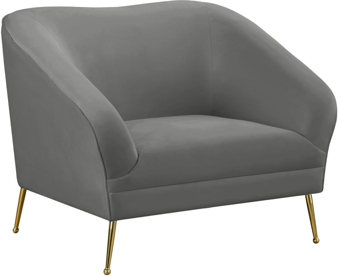 Hermosa Velvet Chair - Furniture Depot